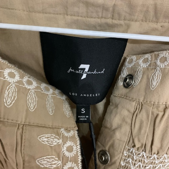 seven for all mankind jacket/blouse - Picture 4 of 5